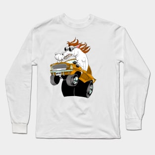 Orange Mustang!!! Long Sleeve T-Shirt